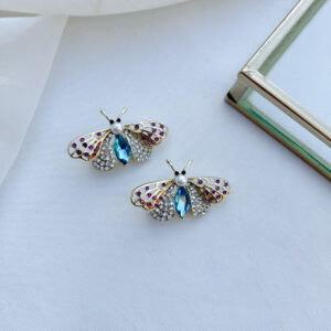 butterfly blue broche an