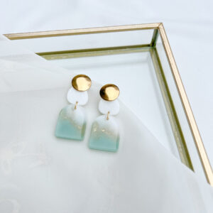 favorite green oorbellen an