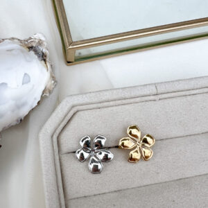 glossy flower ring an