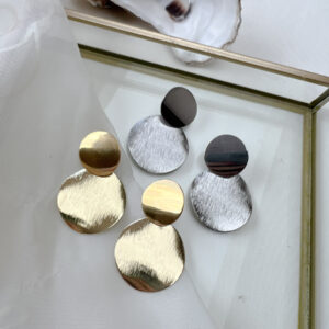 golden sparkle oorbellen an