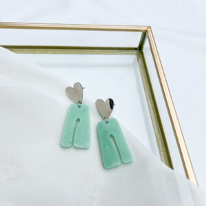 green love oorbellen an