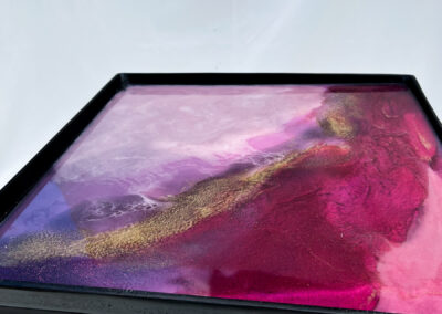 royal bloom resin art bijzettafel 1 an