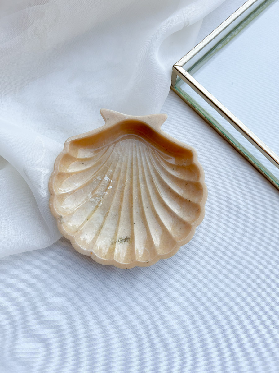 sand shell resin art plateau an