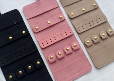 sieraden organizer zwart roze beige an